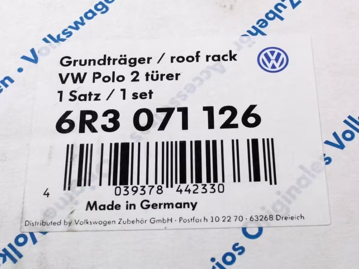 6R3071126 - Dachgepäckträger; für 2-türige Versionen [8/9]