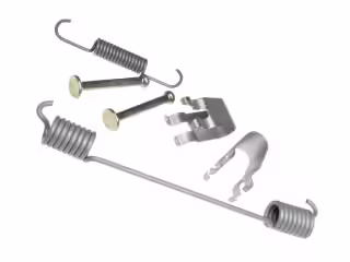 Set fastening parts for brake shoes; 1KM
