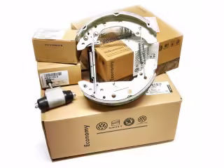 Set brake shoes with pads & wheel brake cylinder; 'ECO'