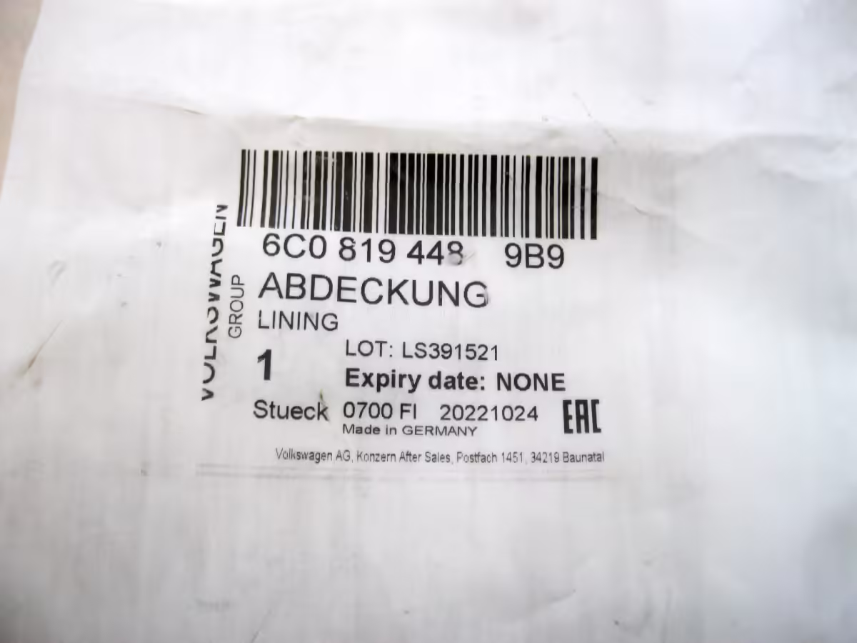 6C08194489B9 - Lining for fender [20/23]
