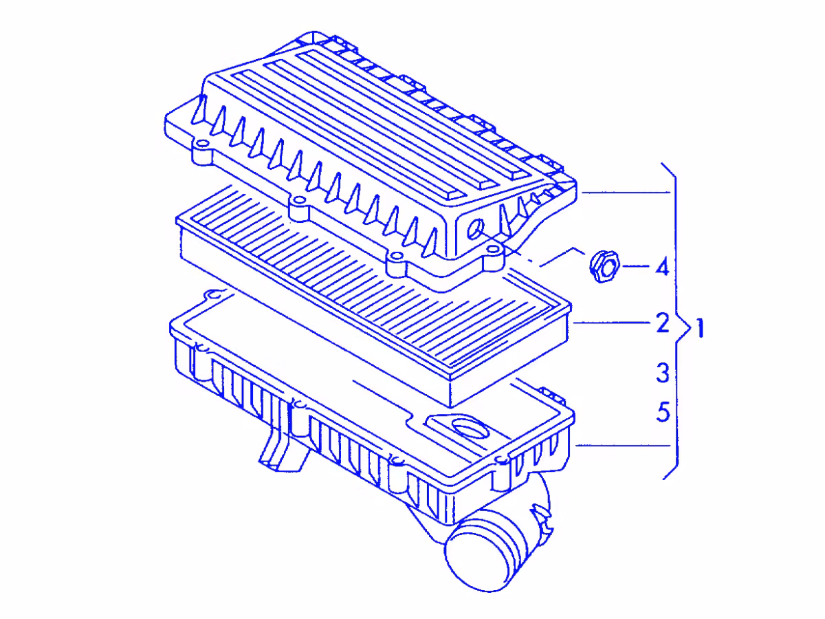 036129611CE - Luftfilter [2/9]