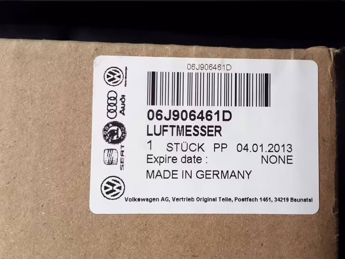 06J906461D - Luftmassenmesser; (MAF-Sensor) [30/39]