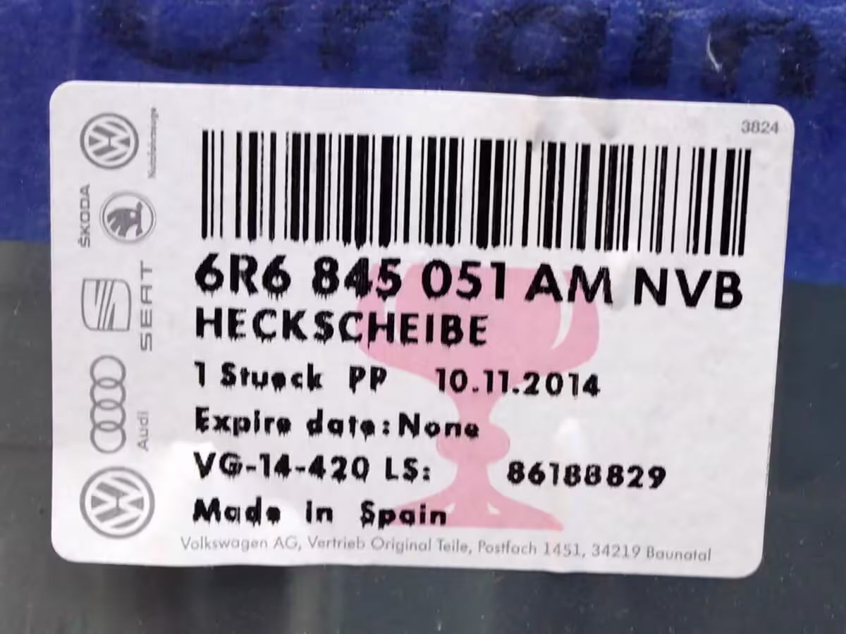 6R6845051AMNVB - Heckscheibe [10/11]