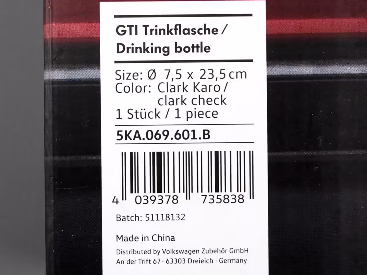 5KA069601B - Butelka; GTI [11/11]