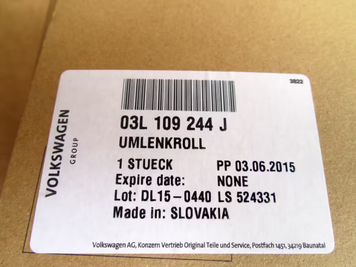 03L109244J - Rolka odwracająca [15/16]