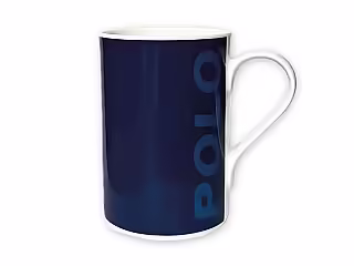 Porzellanbecher POLO, blau