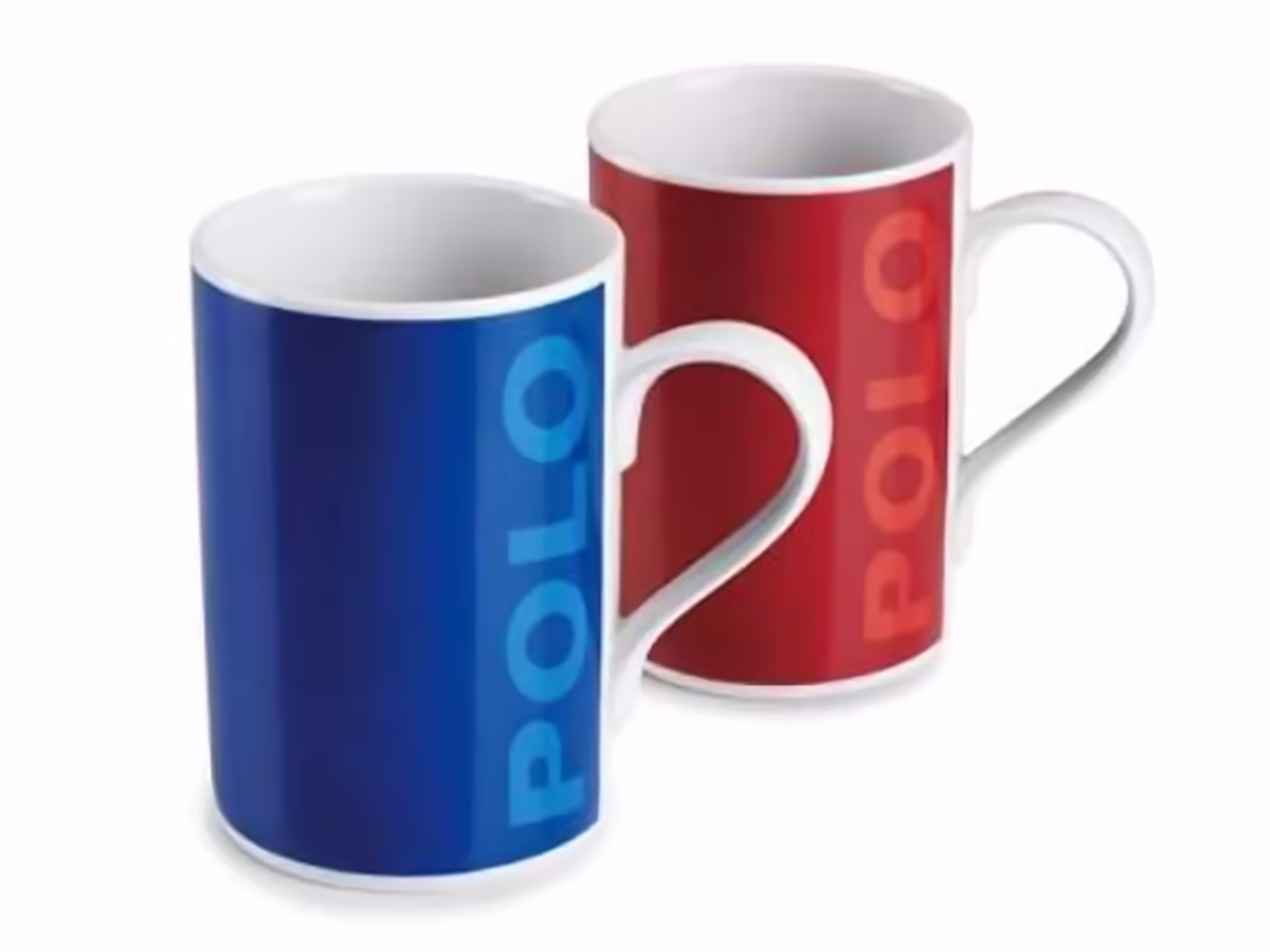 6R0087703S6GL - Porzellanbecher; POLO, blau [2/2]