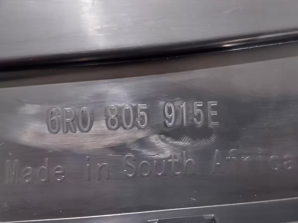 6R0805915E9B9 - Retainer for spoiler; CROSS [9/9]