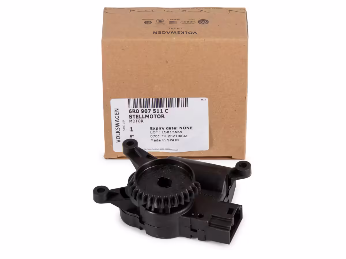 6R0907511C - Motor einstellen; Temperaturregelklappen [3/10]