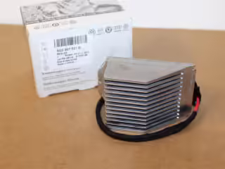 Blower resistor J126; Climatronic