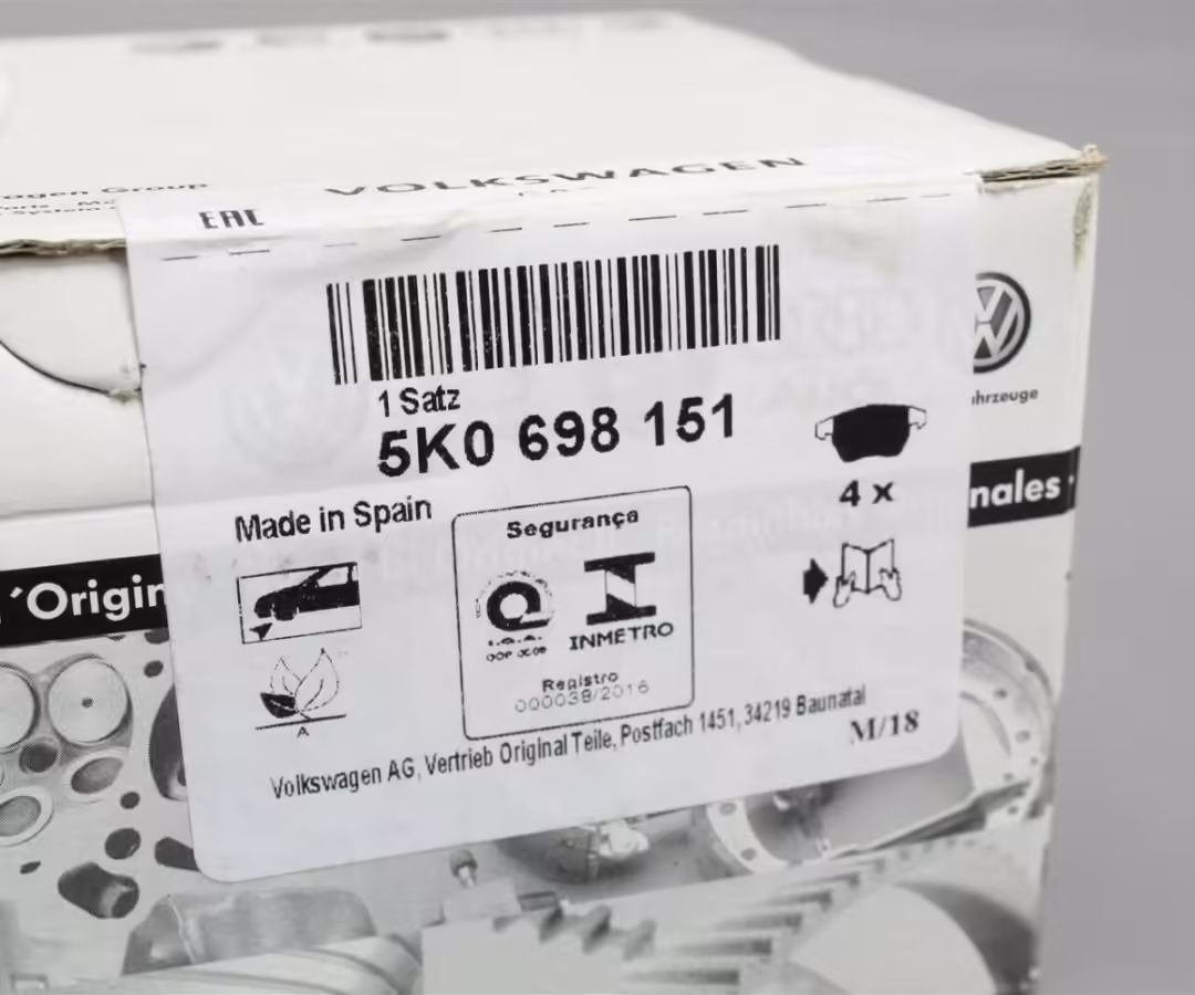 5K0698151B - Set of brake pads; front ⌀288-312mm [13/14]