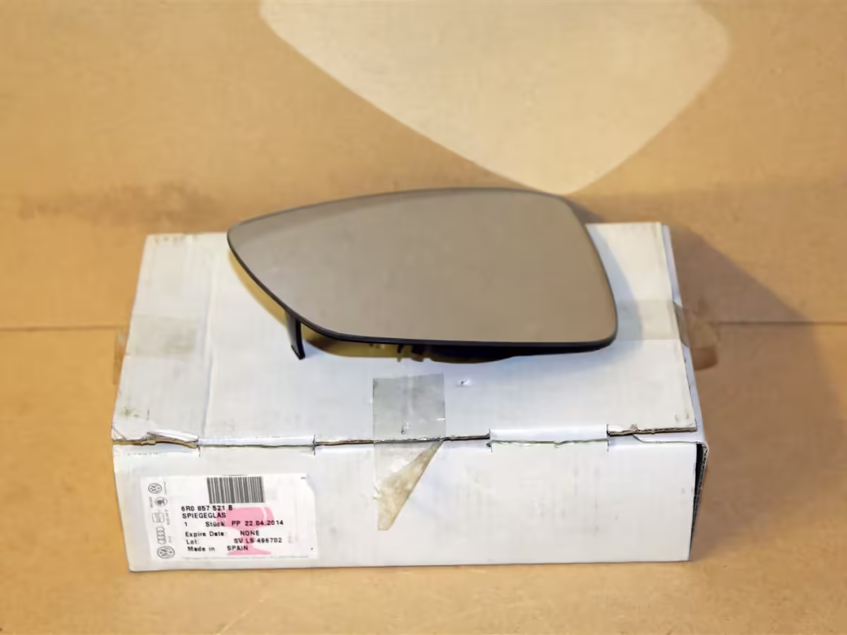 6R0857521B - Spiegelglas V1; RHD, linke Seite [8/13]