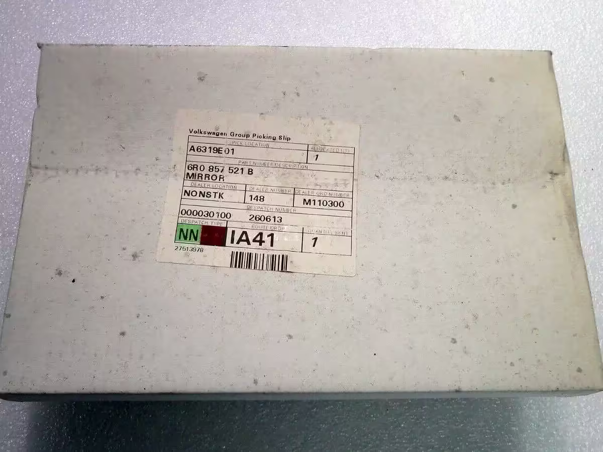 6R0857521B - Spiegelglas V1; RHD, linke Seite [13/13]