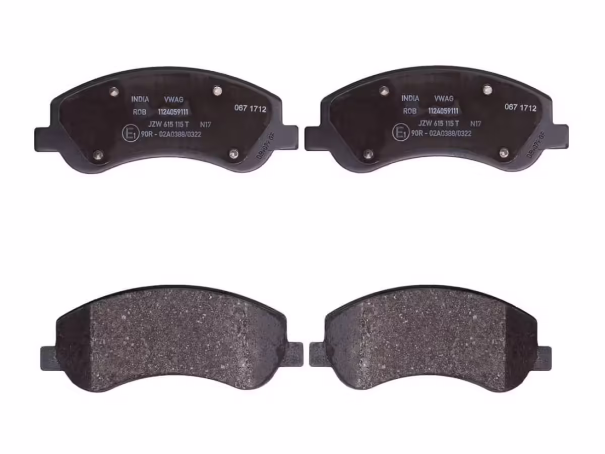 JZW698451AC - Set of brake pads; rear ⌀254mm 'ECO' [1/1]