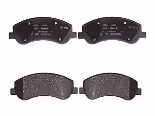 Set of brake pads; rear ⌀254mm 'ECO'
