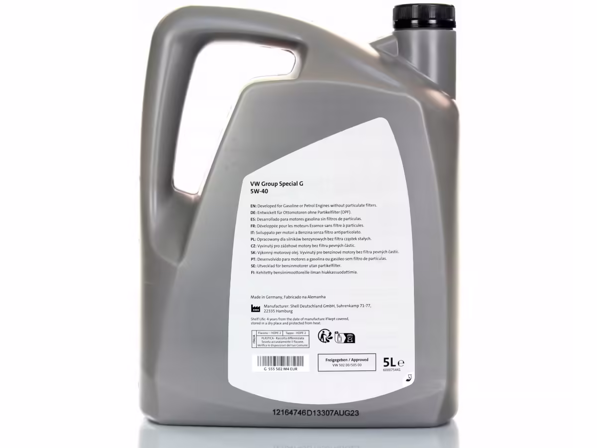 GS55502M4EUR - Olej mineralny; Special G 5W-40 [6/8]