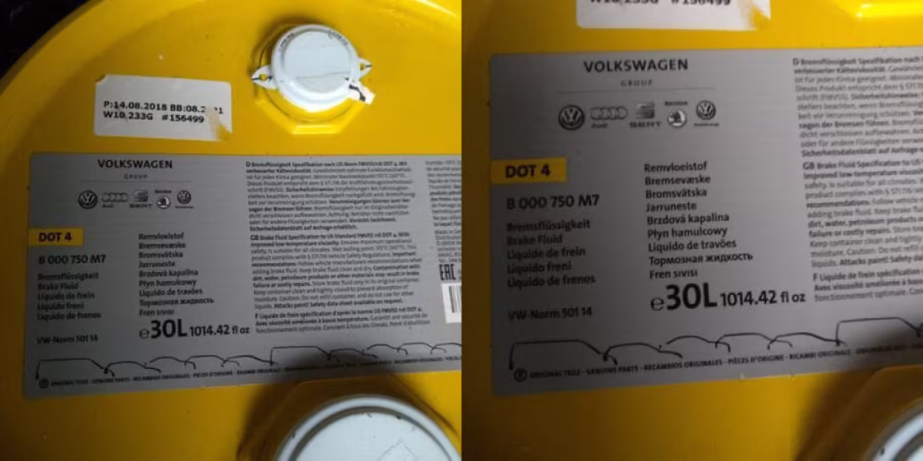 B000750M7 - Bremsflüssigkeit DOT4; 30 l [2/2]