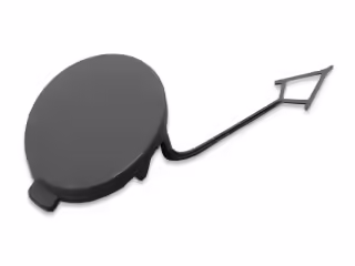 Cover for towing eye; primed