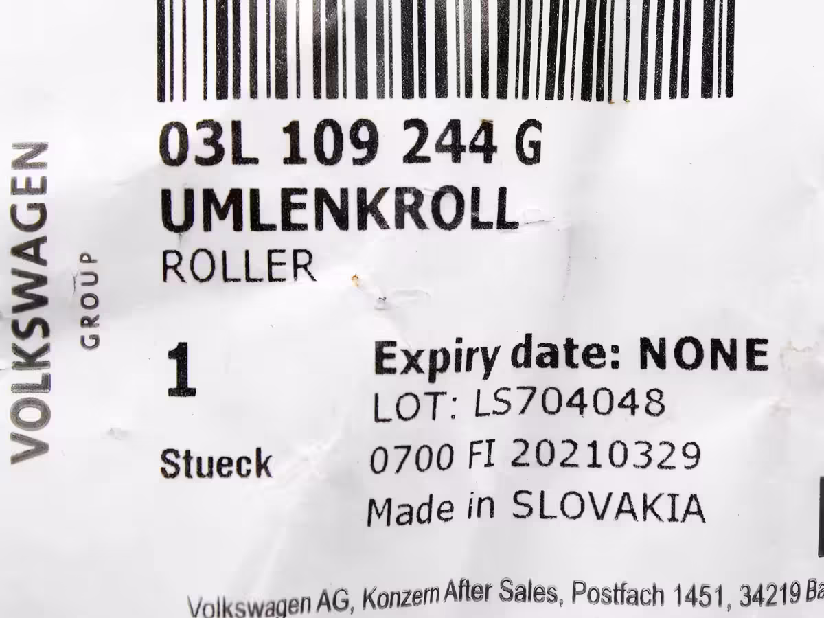 03L109244G - Rolka odwracająca [17/18]