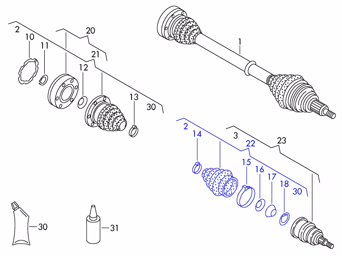 6R0498203D - Zapfendeckel mit Montageteilen [2/11]