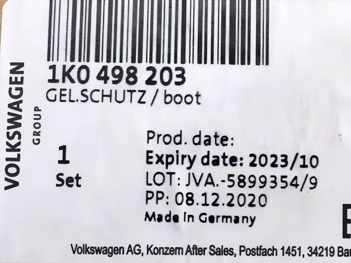 6R0498203 - Osłona przegubu z elementami montażowymi [23/23]