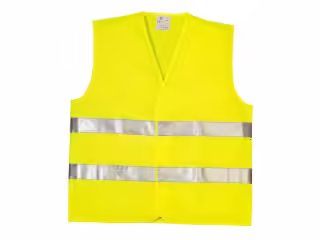 Warning vest; yellow