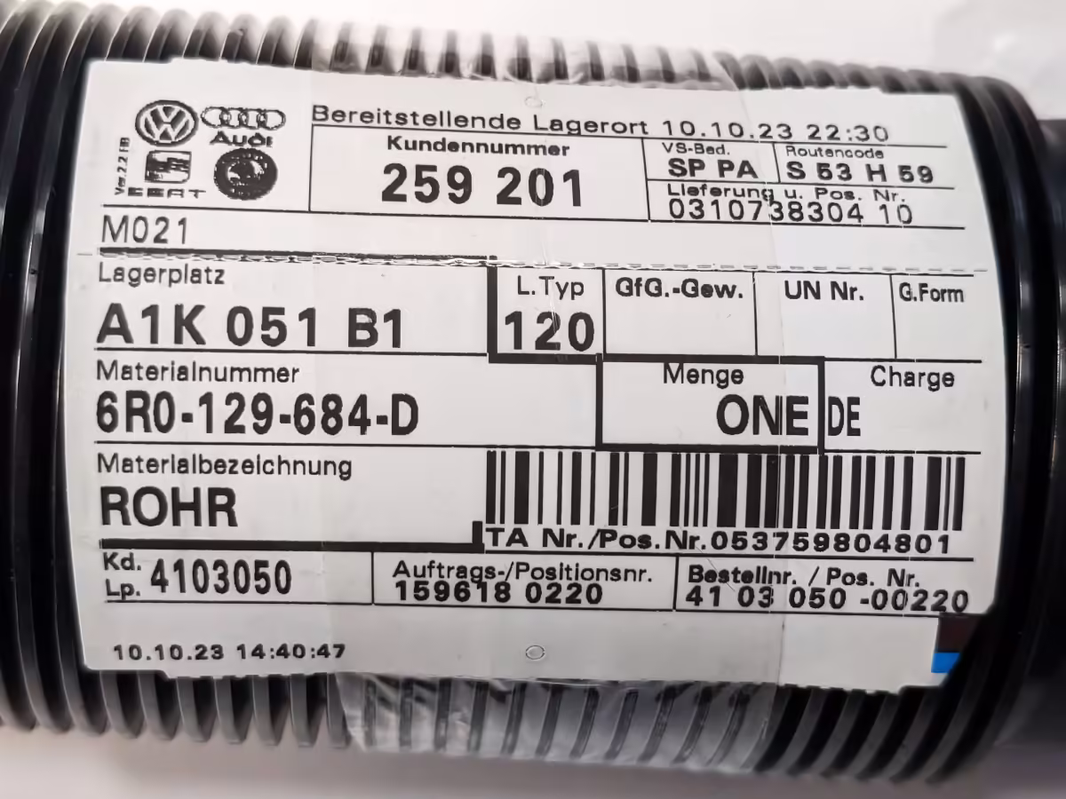 6R0129684D - Verbindungsrohr [11/12]