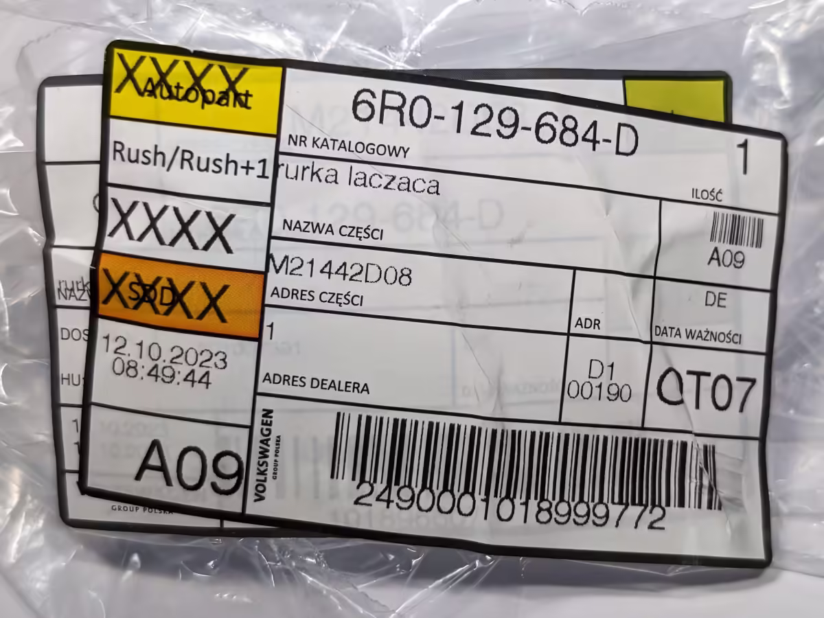 6R0129684D - Verbindungsrohr [12/12]