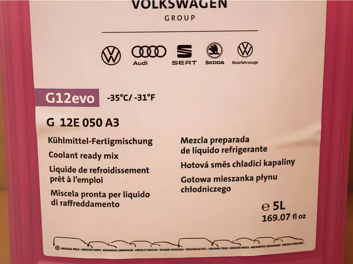 G12E050A3 - Płyn chłodniczy G12evo (do -35°C); gotowa mieszanka 5 l [6/8]