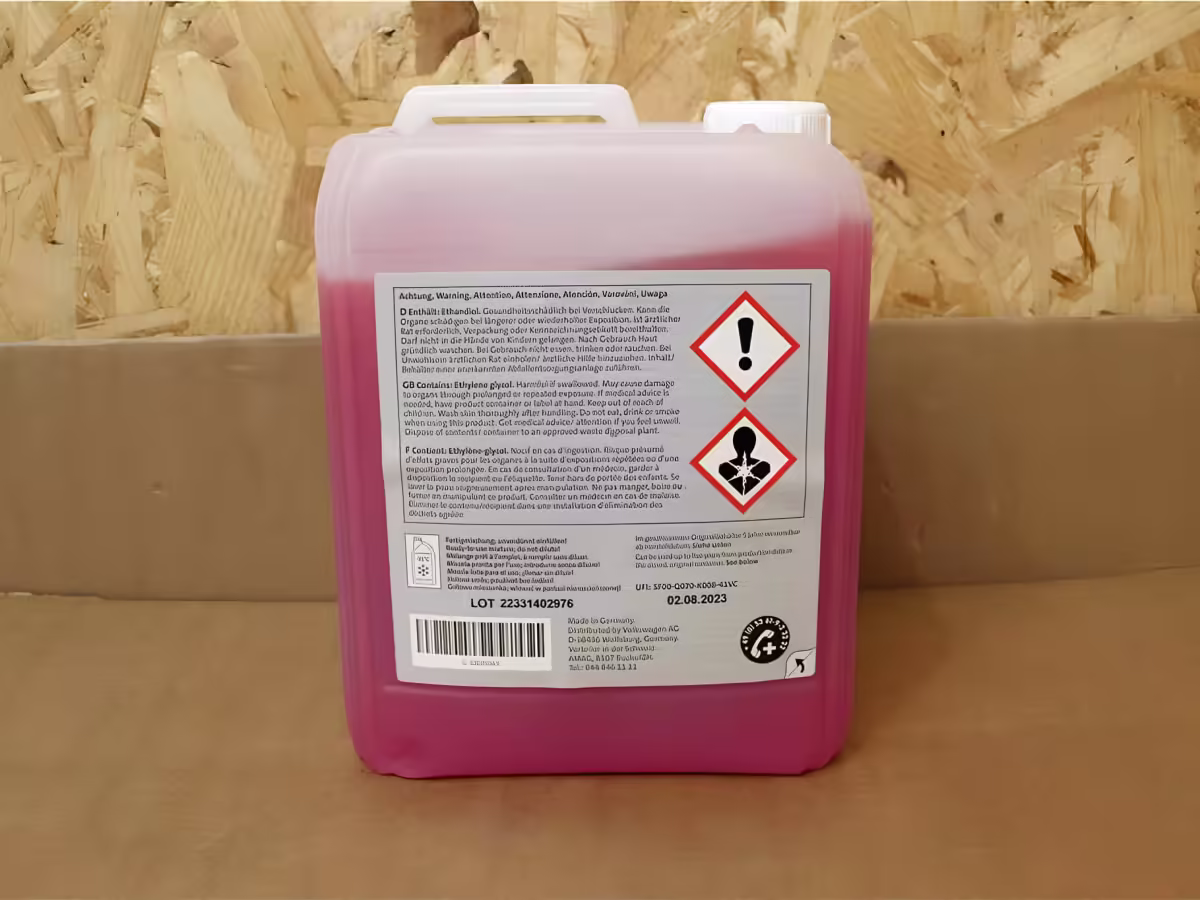 G12E050A3 - Płyn chłodniczy G12evo (do -35°C); gotowa mieszanka 5 l [7/8]