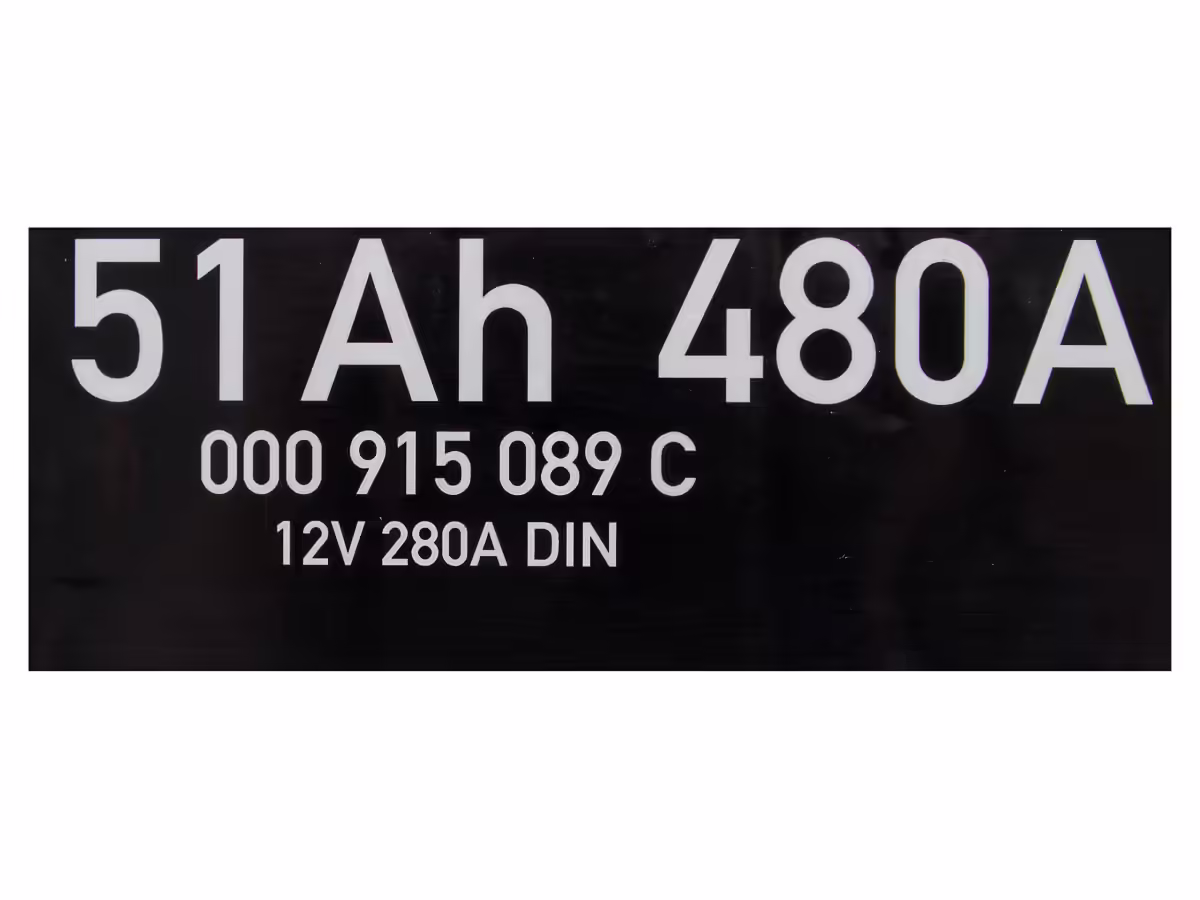 000915089C - Batterie; 51Ah/280A [2/3]