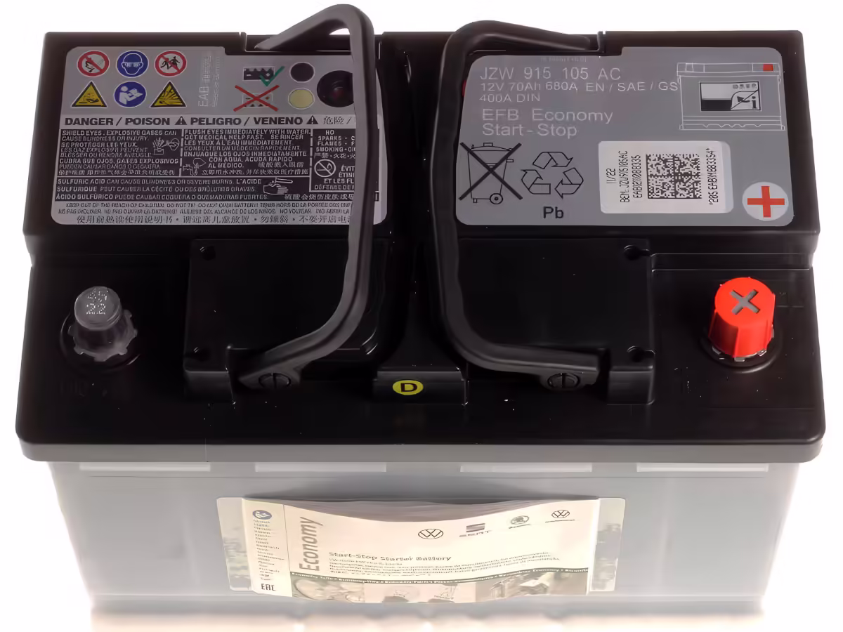 JZW915089A - Akumulator; 70AH/400A EFB [7/11]