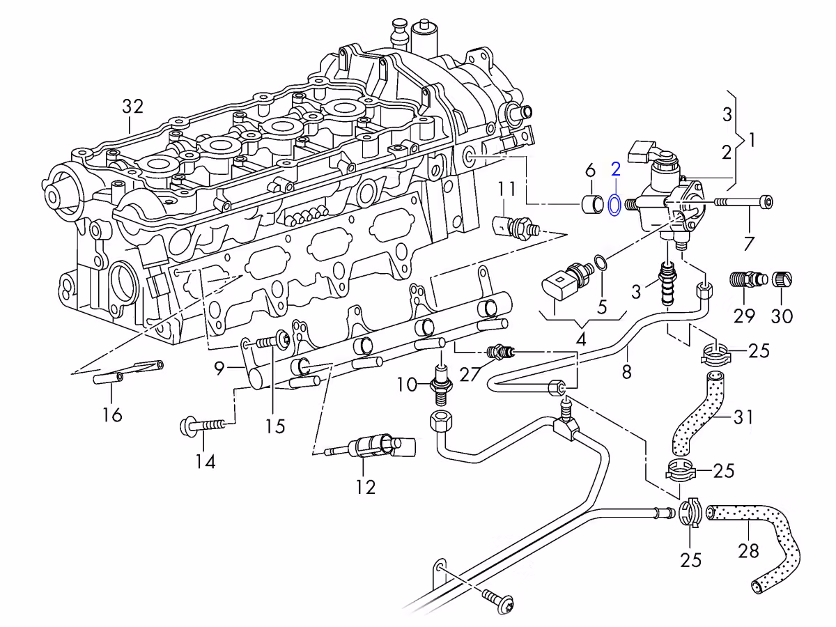 WHT005184 - O-ring; 31x2 [5/5]