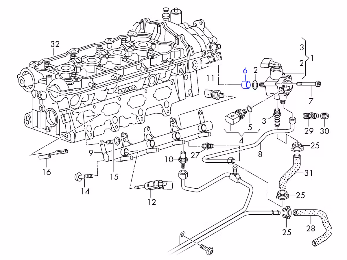 06D109309J - Tappets [5/9]