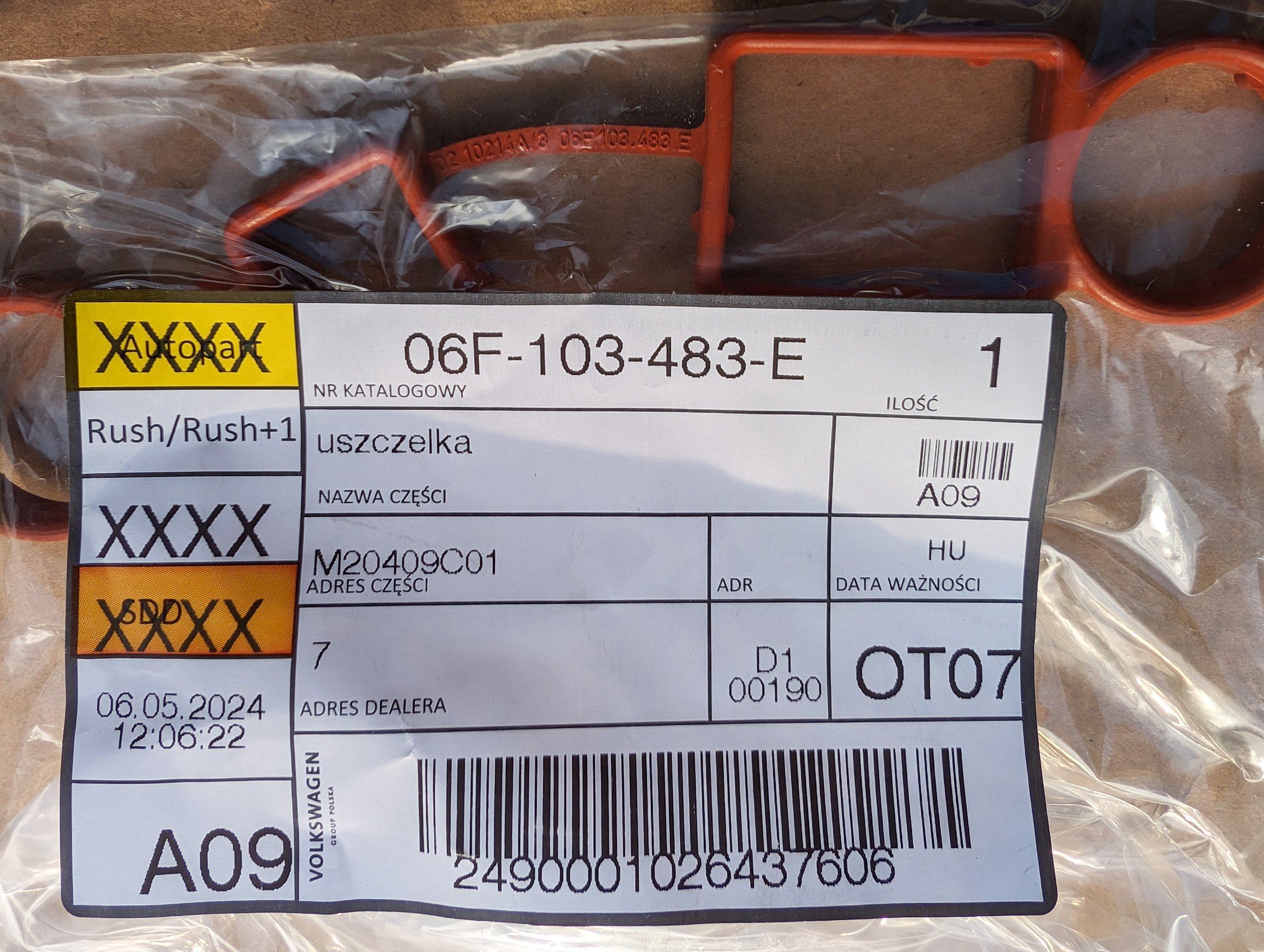 06F103483E - Luftreinigungsdichtung [11/16]