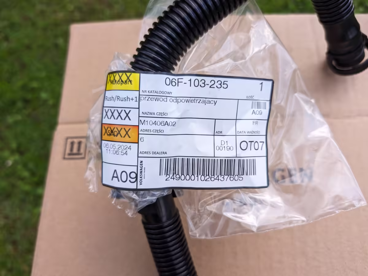 06F103235 - Vent hose [8/19]