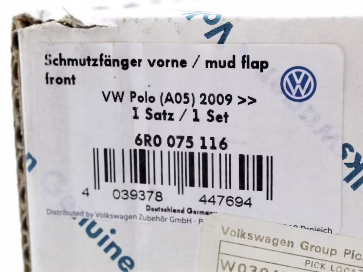 6R0075116 - Satz Schutzbleche; vorne [4/8]