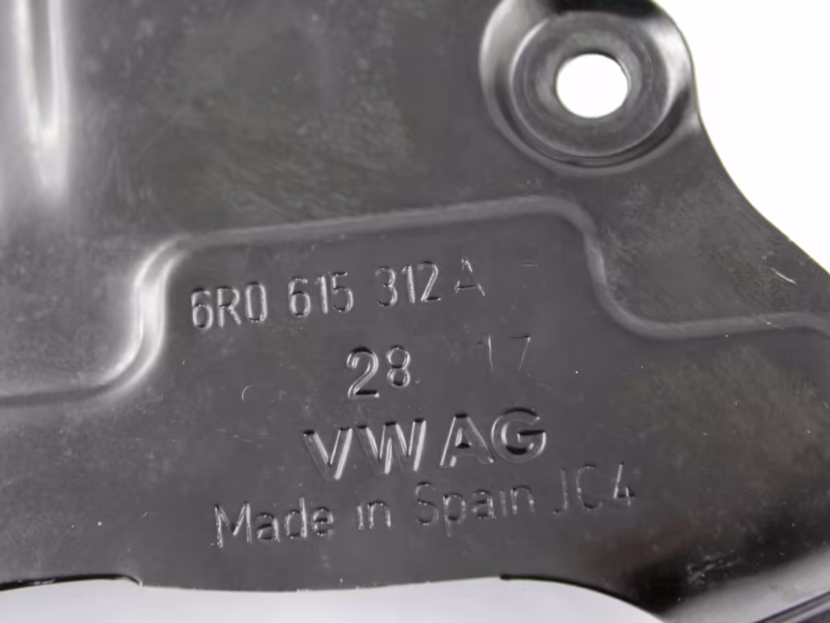 6R0615312A - Bremsscheibenabdeckblech 256-288 mm; v1, rechts [6/9]