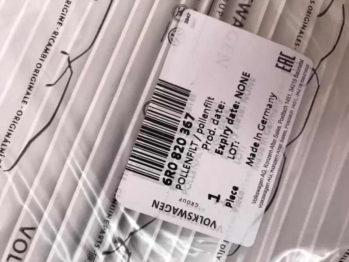 6R0820367 - Wkład filtra przeciwpyłkowego [7/11]