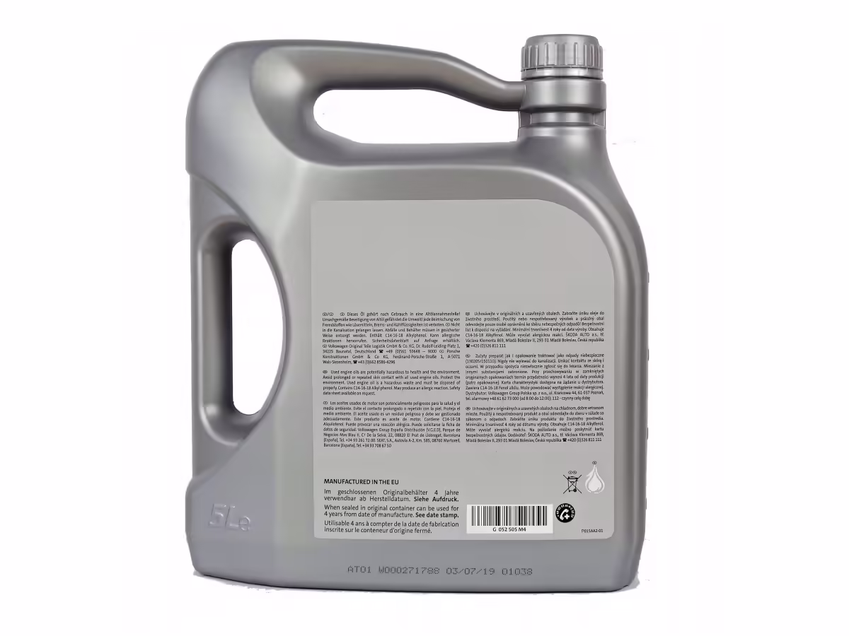 G052505M4 - Leichtes Motoröl; 5 l [2/2]