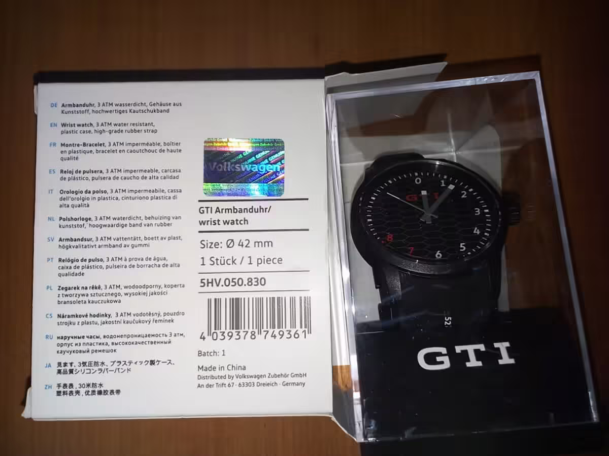 5HV050830 - Analogue wrist watch; GTI, black [17/19]