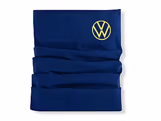 Bandana marineblau / gelbes VW-Logo