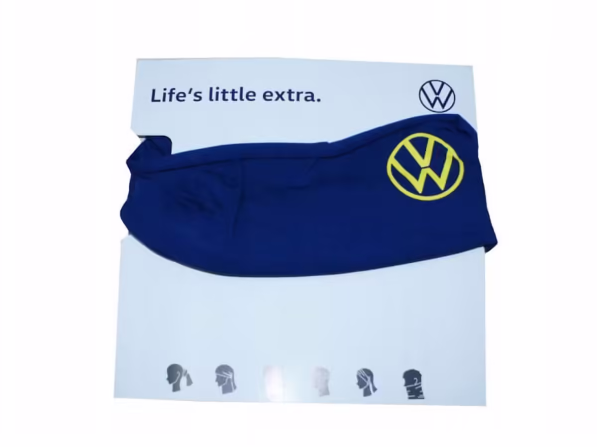 5H0084303A - Bandana; granatowa / żółte logo VW [2/3]
