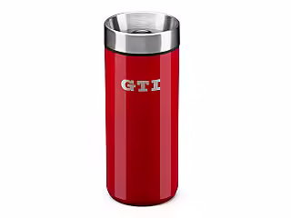 GTI Thermobecher Edelstahl, rot