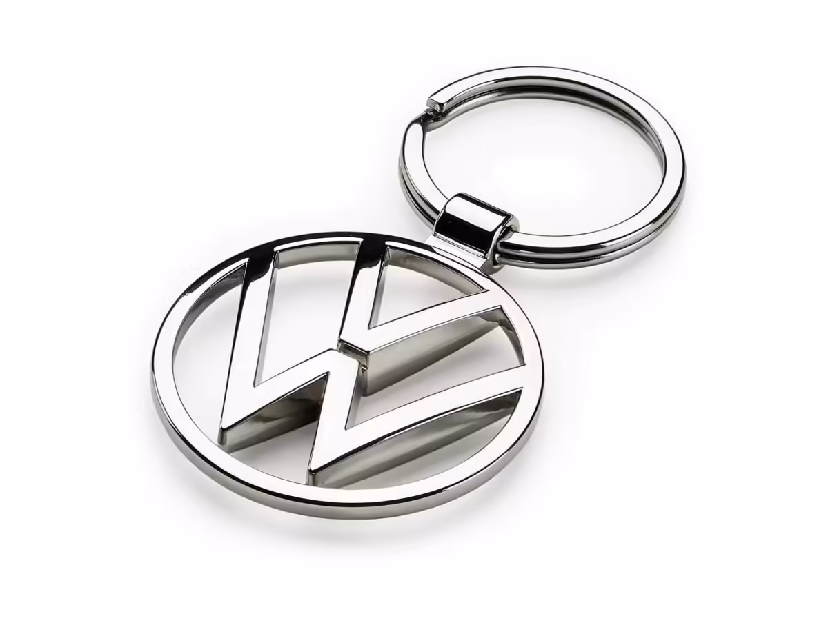 000087010BN - Brelok do kluczy nowe logo VW; metal, srebrny [1/15]
