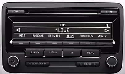 MP3 Radio RCD 310; with DAB, EU