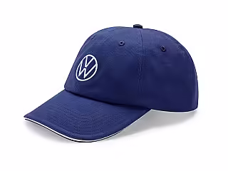 VW neue Logo-Baseballkappe, marineblau