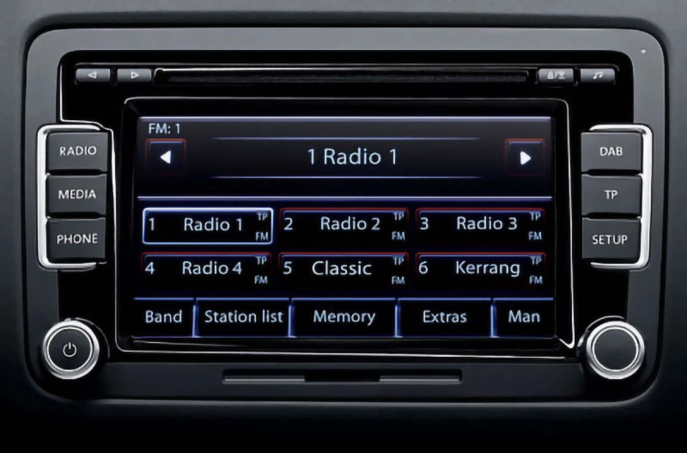MP3 Radio RCD 510 EU, RVC 3C8057190