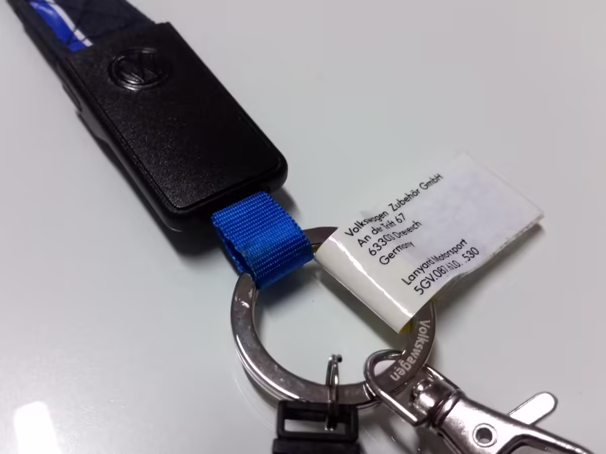 5GV087610530 - Schlüsselband, marineblau; VW Motorsport [8/9]