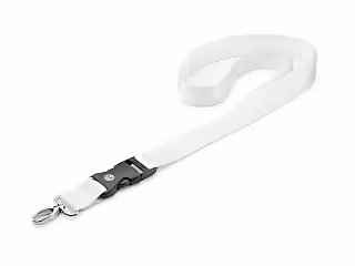 Schlüsselanhänger Lanyard, weiß
